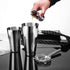 Boston Shaker Tins18oz Unweighted & 28oz Weighted,Cocktail Shaker Set with Jigger,Strainer,Liquor Pourer.Bartender Kit-Martini Drink Shaker-4pc Bar Set.