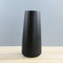 Gemseek 8 inch Black Ceramic Flower Vase, Modern Vase for Living Room Indoor Home Decor, Wedding Centerpieces/Arrangements