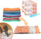 Vacuum Storage Bags,Space saver Bags 6 Pack Medium(27.5 X 19.6),With Handpump Space Saver Compression Seal Bags for Clothes, Quilts, Pillows, Double Zip Seal & Leak Valve