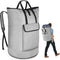 105L Laundry Backpack Bag with Padded Handle for College Students, Extra Large Laundry Bag Backpack with Adjustable Strap, Sturdy Backpack Laundry Bag for Laundromat, Dorm, Apartment, Camping, Travel