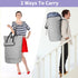 105L Laundry Backpack Bag with Padded Handle for College Students, Extra Large Laundry Bag Backpack with Adjustable Strap, Sturdy Backpack Laundry Bag for Laundromat, Dorm, Apartment, Camping, Travel