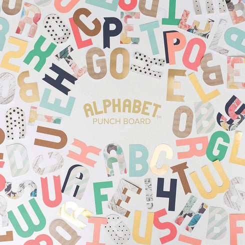 Alphabet Punch Board by We R Memory Keepers