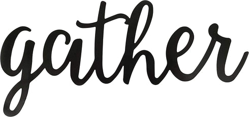 Xanter Gather Metal Wall Decor (Large, Black)