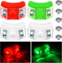 Mudder 4 Pieces Boat Bow Lights LED Boat Navigation Lights with 5 Pieces Button Batteries for Boat Kayak Pontoon Hovercraft Yacht Motorboat Bike Hunting Night Running Fishing (Red, Green, White)