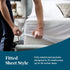 LUCID Premium Rayon from Bamboo Jersey Mattress Protector - Ultra Soft - Cal King