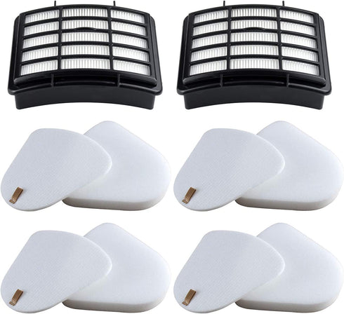 2 HEPA + 4 Foam & Felt Filters Compatible with Shark Navigator Lift-Away NV350, NV351, NV352, NV355, NV356E, NV357, NV360, NV370, NV391, UV440, UV490, UV540, Compare to Part # XFF350 & XHF350