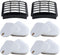 2 HEPA + 4 Foam & Felt Filters Compatible with Shark Navigator Lift-Away NV350, NV351, NV352, NV355, NV356E, NV357, NV360, NV370, NV391, UV440, UV490, UV540, Compare to Part # XFF350 & XHF350
