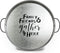 Barnyard Designs Decorative Farmhouse Round Metal Tray with Handle, Serving Tray for Coffee Table, Rustic Ottoman Decor, Silver, Large, 14?