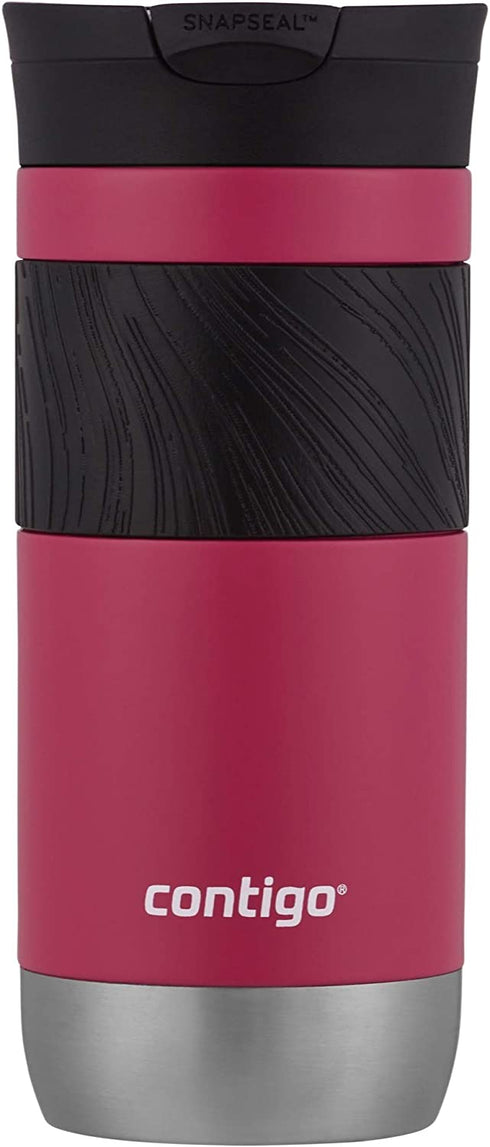 Contigo Snapseal Insulated Travel Mug, 16 oz, Dragon Fruit