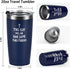 Qtencas Valentine's Day Gifts for Boyfriend Travel Tumbler, This Guy Has an Awesome Girlfriend Stainless Steel Insulated Tumbler with Lid, Boyfriend Men Birthday Gifts Tumbler(Navy Blue, 20oz)