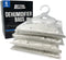 4 Packs Moisture Absorbers Boat Dehumidifier Moisture Absorber Hanging Bags and Charcoal to Get Rid of Smell & Remove Damp Musty Humidity Smell | Unscented Dry Basement Closet Home Car RV or Boating
