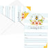 Mama Bee Baby Shower Invitations with Envelopes (25 Pack) Blank Invitation for Gender Reveal Party Supplies Flowering Bumblebee Girl or Boy Set of Invites to Handwrite Your Details
