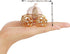 QIFU Hand Painted Enameled Cinderella Pumpkin Carriage Decorative Hinged Jewelry Trinket Box Unique Gift for Family