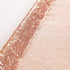 TRLYC Rose Gold Sequin Backdrop Curtains 2 Panels 2x8ft Glitter Rose Gold Curtains Decoration for Wedding Dirthday Party Christmas