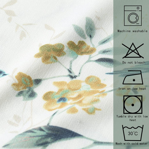 Leeva Valances Tie Up Small Curtains and Valance for Living Room, Rod Vintage Tie-up Swag Valance Half Windows Treatment for Kid's Room, One Panel, 52X18 Inch, Green