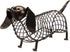 True Dachshund Cork Holder, Decorative Wine Cork Storage and Decor, Set of 1, Rustic Bronze Finish