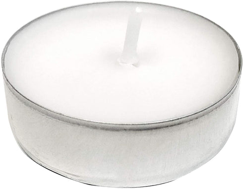 Amazon Basics 200-Pack Unscented Tealight Candles - 4 Hour Burn Time - White