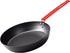 Delihom Carbon Steel Pan 9.5 Inch Skillet Omelette Pan, Cooking Frying Pans Healthy and Safe Cookware, Black