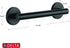 DELTA FAUCET 41812-BL Contemporary Decorative ADA Grab Bar, Matte Black, 12 in