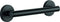 DELTA FAUCET 41812-BL Contemporary Decorative ADA Grab Bar, Matte Black, 12 in