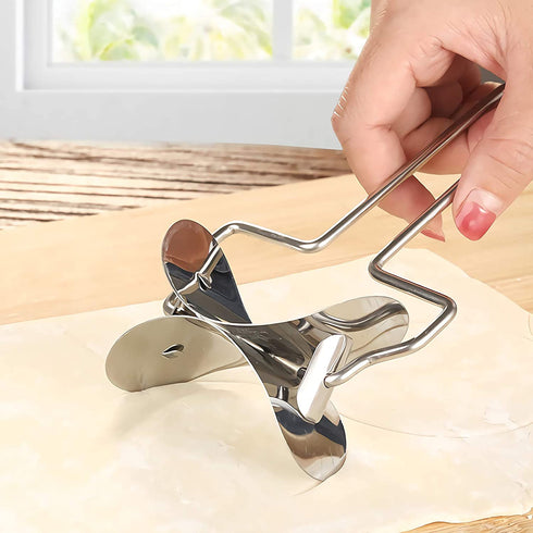 Dumpling Maker Stainless Steel Dumpling Mold Dumpling Mould Set, for ravioli maker Empanadas Pastry Pie DIY Handmade 9 Pieces Sets Kitchenware