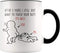 YouNique Designs 3 Year Anniversary Mug for Him and Her, 11 Ounces, 3rd Wedding Anniversary Coffee Mug for Husband and Wife, 3rd Year Dating Anniversary Cup for Boyfriend and Girlfriend (Black Handle)