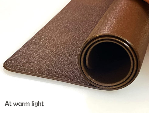 GabrielModu Placemat,Heat-Resistant Place Mats,Stain-Resistant Non-Slip and Isolated Washable Table Mat (4 pcs, Dark Brown-Coffee), Coffee Brown