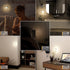 Motion Sensor Night Light Plug in, LYRIDZ Superior Bright 1-120LM Smart Nightlight Warm White LED Light with Stepless Adjustable Brightness for Bedroom, Kitchen, Stairs, Hallway, 4 Pack