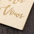 Amosfun 2Pcs Creative His and Her Vow Books Brown Kraft Paper Booklet for Wedding Journal Engagement Gift Wedding Favors