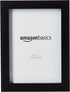 Amazon Basics Photo Picture Frame - 5" x 7", Black - Pack of 5