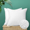 OTOSTAR Outdoor Throw Pillow Inserts - Pack of 2 Water Resistant Cushion Inner Pads for Patio Garden Coffee House Decorative Waterproof Pillow Inserts 20x20 Inch -White