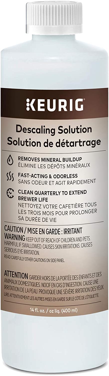 Keurig Brewer Cleaner Includes 14 oz. Descaling Solution, Compatible Classic/1.0 & 2.0 K-Cup Pod Coffee Makers