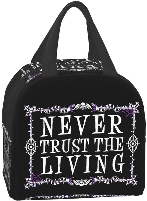 antcreptson Never Trust The Living Oxford Cloth Waterproof Thick Insulation Bag Picnic Bag Large Portable Lunch Box Bag Frozen Bag Insulation Package