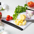 Extra Large Cutting Boards, Plastic Cutting Boards for Kitchen (Set of 4) Cutting Board Set Dishwasher Chopping Board with Juice Grooves Easy-Grip Handles, Black, Empune