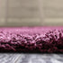 Unique Loom Solo Solid Shag Collection Area Modern Plush Rug Lush & Soft, 2 ft 2 x 3 ft 0, Eggplant Purple