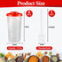 6 Pcs Salt and Pepper Shakers Set Plastic Salt Shaker Clear Travel Spice Kit Airtight Camping Spice Containers Salt and Pepper Holder Plastic Spice Jars with Shaker Lids Red Covers for Kitchen