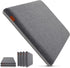 Comfortable Chair Cushion for Dining Chairs, DYNMC YOU Memory Foam Chair Pads - Kitchen Chair Cushions - Non Slip Chair Pads, Perfect Degree of Stability, Washable Cover, Nordic Style , Grey