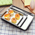 Baking Sheets 2 Pieces, Bastwe Cookie Sheets Set of 2 Stainless Steel Baking Pans Toaster Oven Tray Pans, Rectangle Size 12 × 10 × 1 inch, Rustproof & Healthy & Easy Clean & Dishwasher Safe