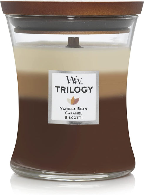 WoodWick Caf© Sweets Medium Hourglass Trilogy Candle, 9.7 oz.