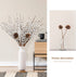 Houele - Long Stem Artificial Flowers for Tall Vase, Fake Branches, Pussy Willow Branches Home Vase Fillers for Home Hotel Office Bedroom DIY Decor (10 Pcs White + 2 Pcs Pine Cones)