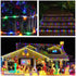 Solar Rope Lights, 66 Feet 200 LED 8 Modes Solar Rope String Lights Outdoor Fairy Lights Rope Waterproof Tube Lights with Solar Panel for Outdoor Indoor Home Decoration Garden Patio Parties