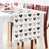 ALAGO Valentine Table Runner Love Heart Shapes Hand Draw Table Linens Cotton Non-Slip Runners for Home Kitchen Party Wedding Decorations 14" x 72", Valentine's Day Love Heart Table Runner