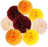 Fall Birthday Party Decorations/Burgundy Orange Birthday Party Decorations/Thanksgiving Table Decor Maroon Burgundy Yellow Women 30th/40th/50th/60th/70th Burgundy Orange Birthday Party Decorations