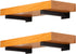 4 Pack Heavy Duty Floating Shelf Brackets 10 Inch Wall Mounted Industrial Metal Brackets for Shelves