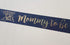 Twinkle Little Star Baby Shower Sash for Mom to Be Navy & Gold with Silver Pin for adjustable sizing Banner