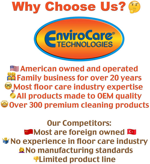 EnviroCare Premium Replacement Vacuum Cleaner Filters made to fit Shark Navigator Lift-Away NV350, NV351, NV352, NV355, NV356, NV356E, NV357 Pre-Filter Kit (1 Foam and 1 Felt Filter)