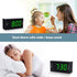 Homicial Digital Alarm Clock Radio for Bedroom with AM/FM Radio Dual Alarms, Preset, Sleep Timer and Dimmer, 4.5" Green LED Display, Corded Electric Powered