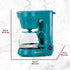 Holstein Housewares - 5-Cup Compact Coffee Maker, Teal - Convenient and User Friendly with Auto Pause and Serve Functions,HH-0914701E