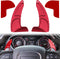 Steering Wheel Shift Paddle Extended Shifter Trim Cover for Dodge Challenger Charger Durango RT & Scat Pack 2015-2020, for Jeep Grand Cherokee 2014-2020 Interior Decoration Accessories (Red 2PCS)