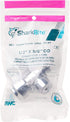 SharkBite 23037-0000LF Brass Push Valves, 1/2" x 3/8"
